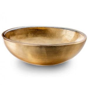 CIPI Gold 72A Umywalka nablatowa okrągła złota