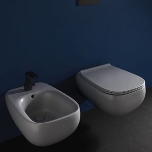 CERAMICA FLAMINIA Fluo FU118G Miska wc wisząca Cenere bezrantowa