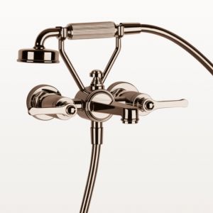 GESSI Venti20 65113 Bateria wannowa miedź szczotkowana lub połysk art deco