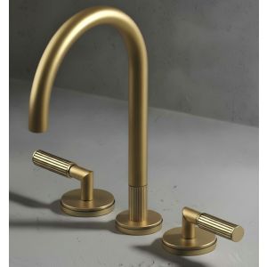 ROSSI FIORENZO Tibesar 526003 Bateria umywalkowa mosiądz szczotkowany vintage