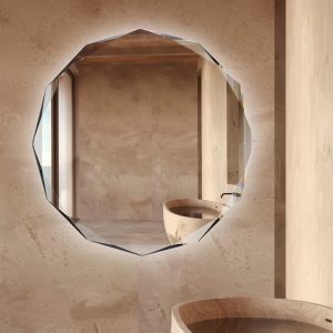 CIPI Diamond 83 Lustro łazienkowe fazowane okrągłe ekskluzywne stylowe
