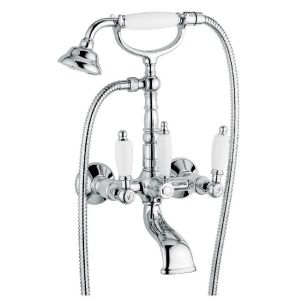 EMMEVI Deco Ceramic 121611 Bateria wannowa retro vintage ścienna