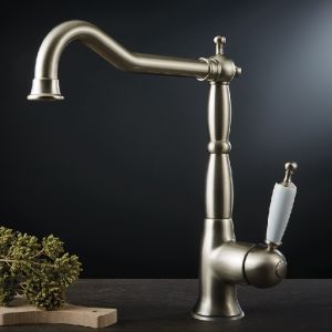 BUGNATESE Kitchen 6382H Bateria kuchenna retro vintage nikiel szczotkowany