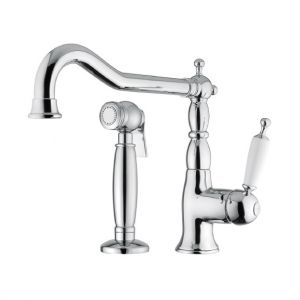 BUGNATESE Kitchen 6384 Bateria kuchenna z wyciąganym prysznicem retro vintage