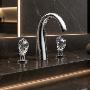 MAIER Iceberg 73005P Bateria umywalkowa glamour ekskluzywna Swarovski