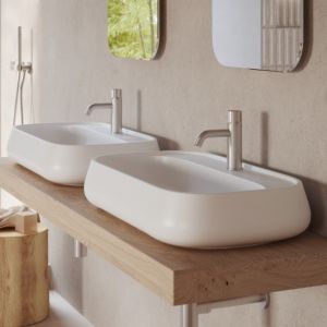 HIDRA CERAMICA Bounce BN75P Umywalka nablatowa stylowa nietypowa