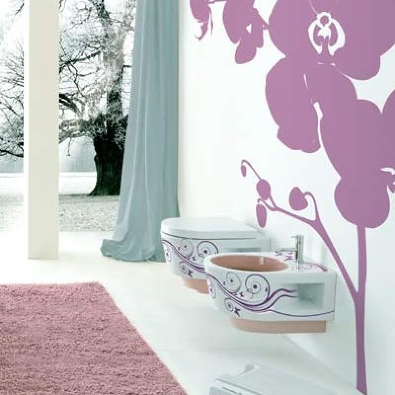MERIDIANA Urban Bdurbbtx Bidet z motywem dekoracyjnym