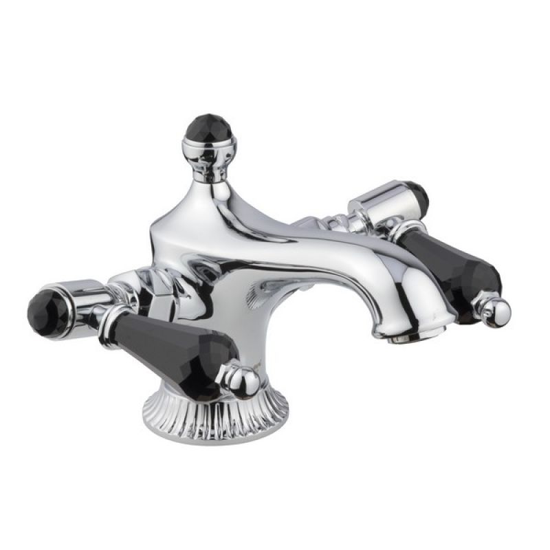 EMMEVI One 98003LCSWNE Bateria umywalkowa Swarovski retro