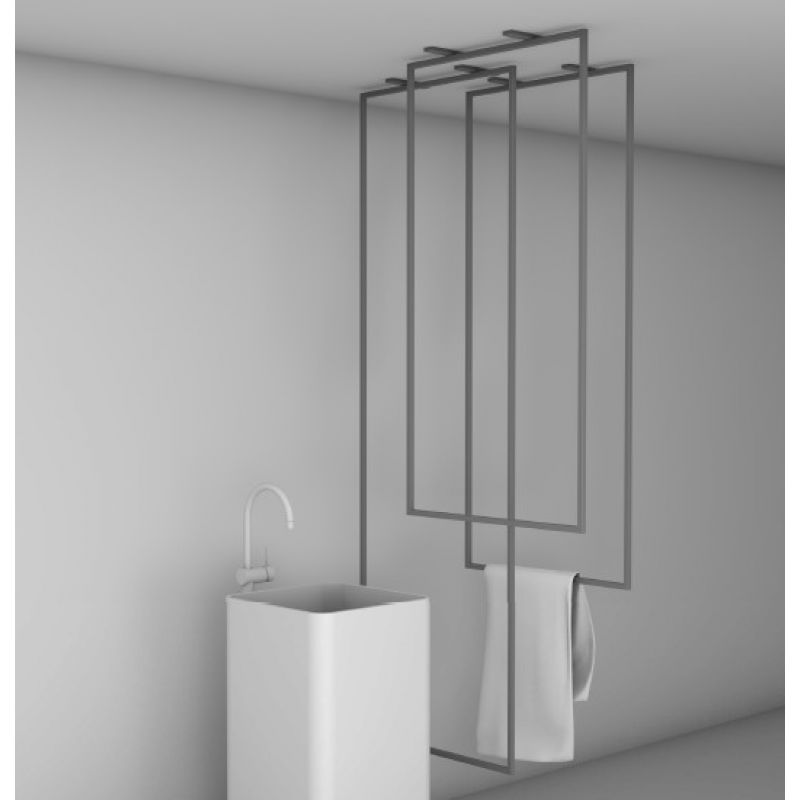 DIMASI BATHROOM Servetto Wieszak ręcznikowy sufitowy 120x60 cm