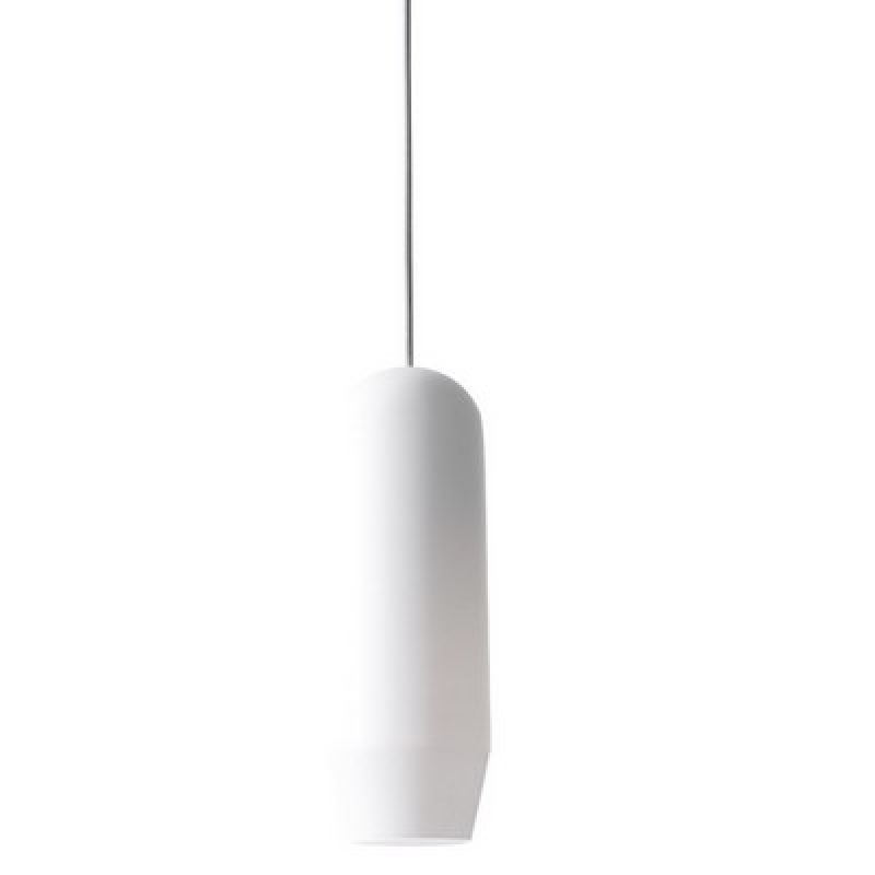 EXT Tall White Lampa wisząca szklana
