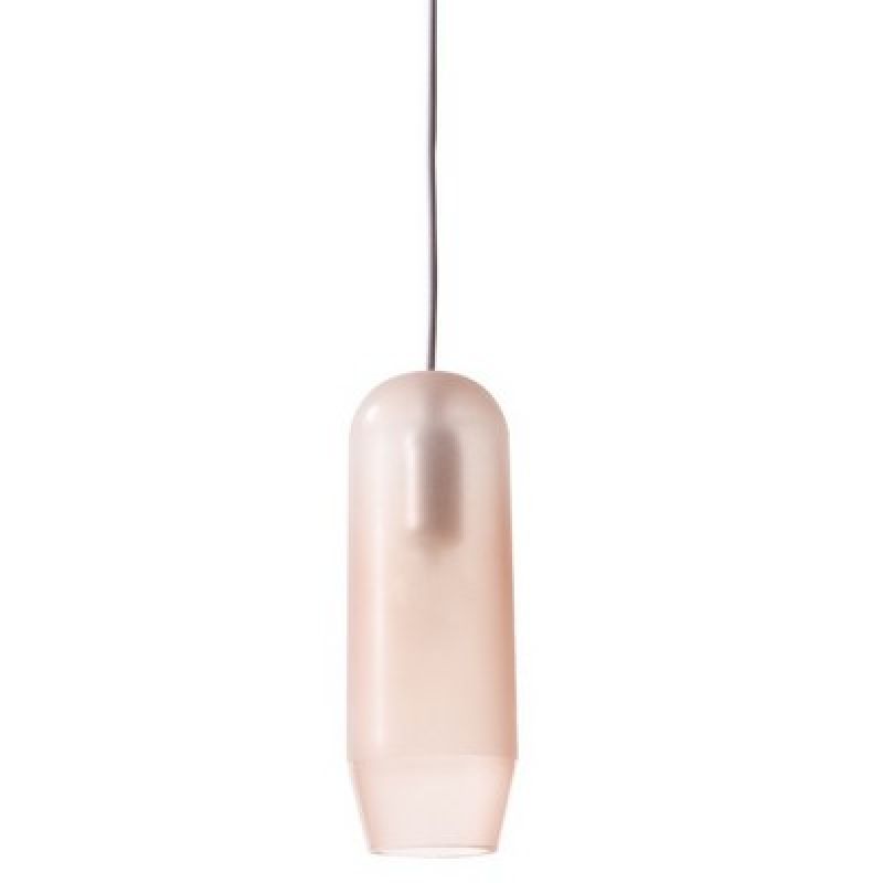 EXT Tall Pink Lampa wisząca szklana