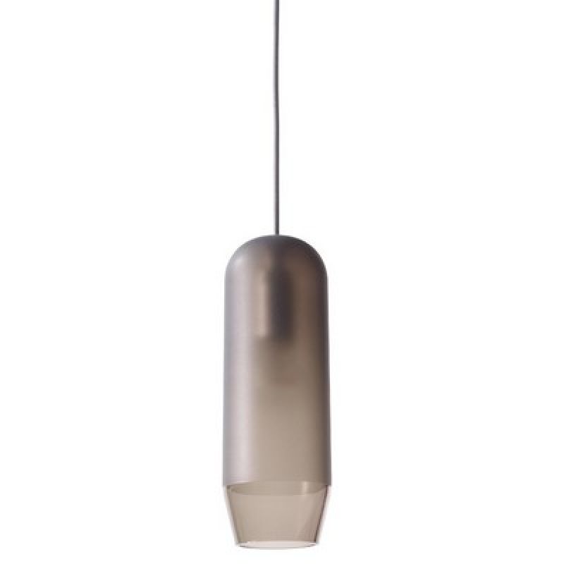EXT Tall Grey Lampa wisząca szklana