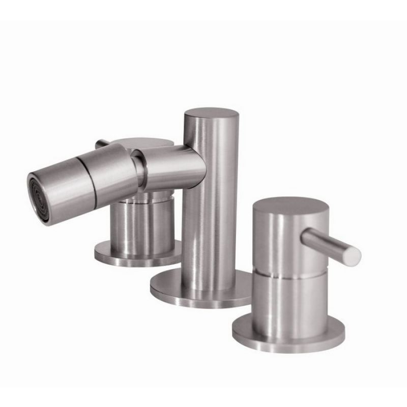 MGS MB305 Bateria bidetowa stal nierdzewna 3 otworowa
