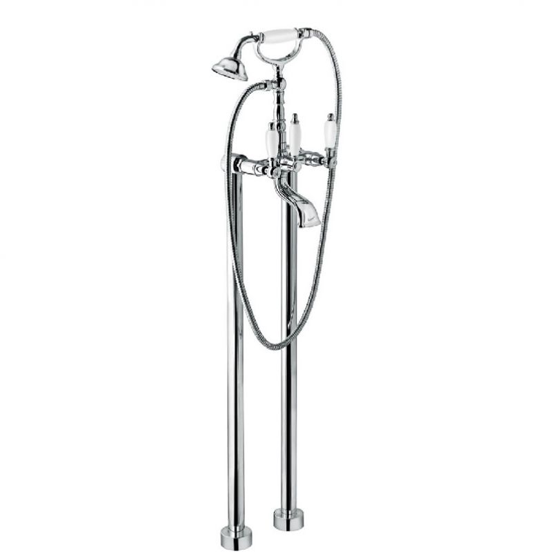 EMMEVI Deco Ceramic 12161128 Bateria wannowa wolnostojąca podłogowa retro vintage