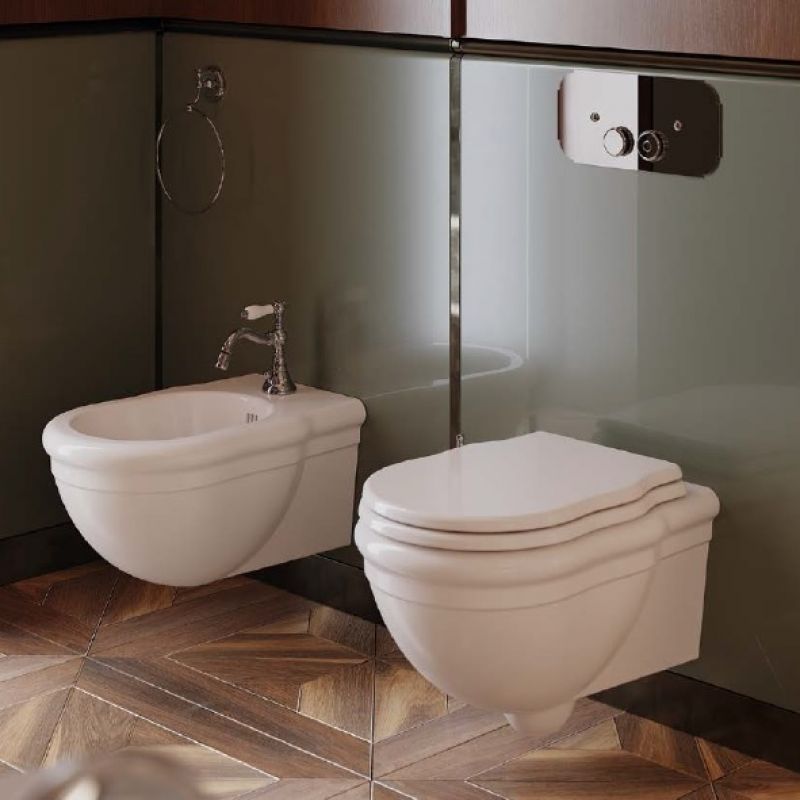 ARTCERAM Hermitage HEV010 Miska wc podwieszana retro