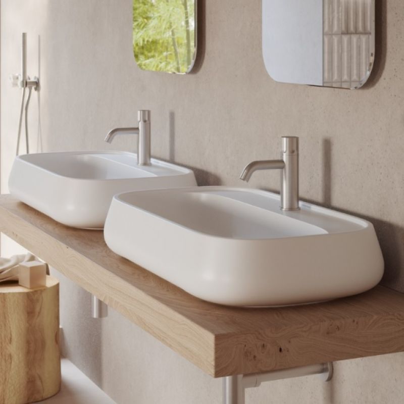 HIDRA CERAMICA Bounce BN75P Umywalka nablatowa stylowa nietypowa